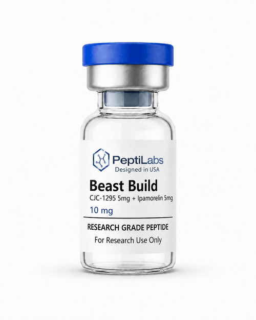 Beast Build CJC-1295 5mg NO DAC + Ipamorelin 5mg - Peptilabs